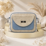 Listonoszka Box Denim Beige Harmony – beżowo-niebieska