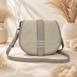 Duża beżowa listonoszka Beige Mosaic