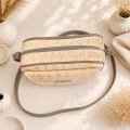 Listonoszka Box  Peach Blush - damska torebka beżowo-łososiowa- góra.png