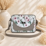 Listonoszka Box Soft Roses- beżowo biała 