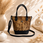Torebka damska City Mini Wild Caramel karmelowo-czarna