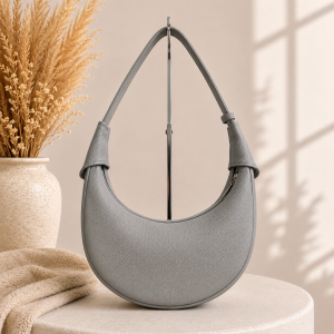 Szara torebka damska Luna Hobo Classic – Grey