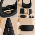 torebka Luna Hobo Classic – wnętrze, zamek, kieszonki i detale wykonania